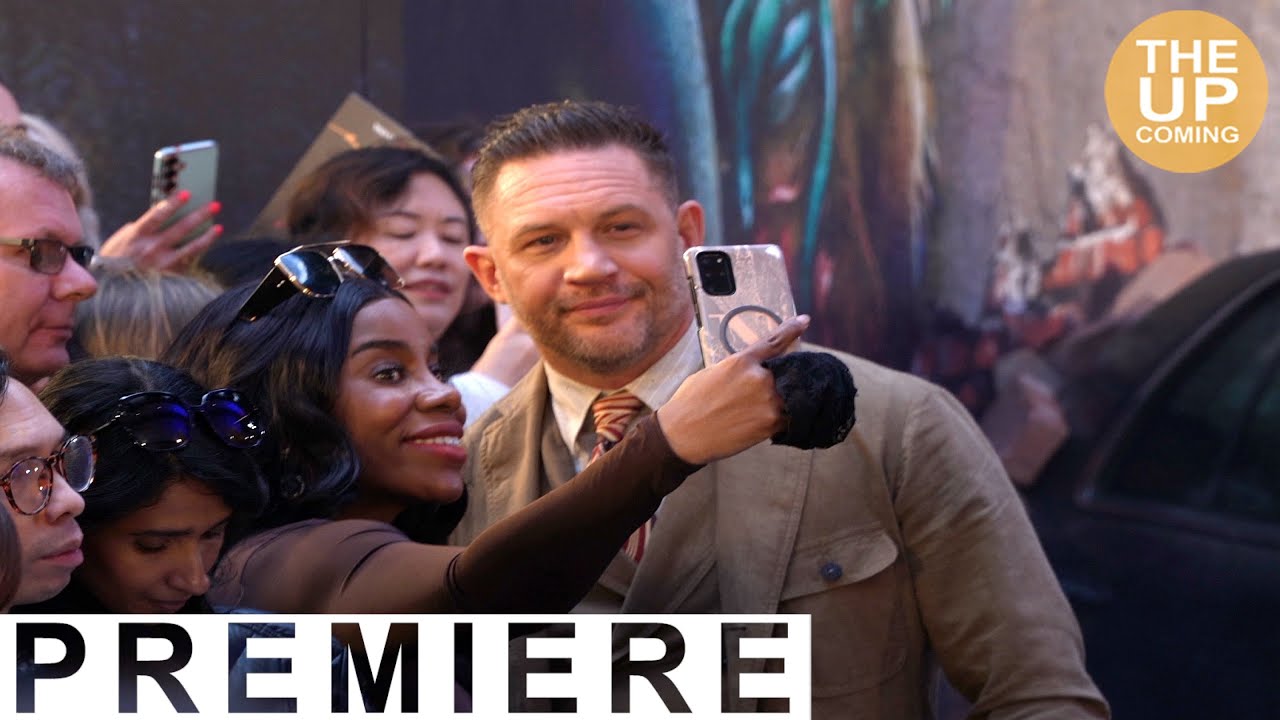 Tom Hardy arrival, photocall & fans meeting Havoc premiere London