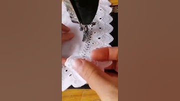 How to sew a corner of lace| sewing for beginners| Svet sewing