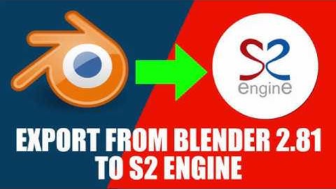 Export meshes from Blender to S2 Engine