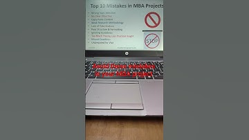10 mistakes in MBA project|How to avoid mistakes in MBA project|MBA project guidelines| MBA VTU