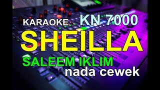 KARAOKE SHEILA IKLIM nada wanita/cewek kn7000