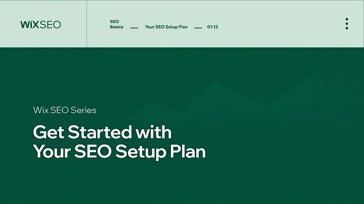 Your Personalized SEO Setup Plan | Wix SEO