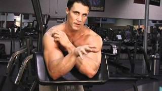 Greg Plitt - Straight Bar Preacher Curl Bodybuilding