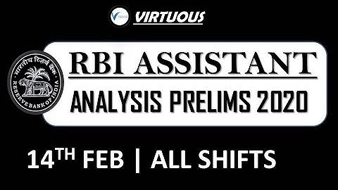 RBI ASSISTANT PRE 2020 ALL SHIFTS EXAM ANALYSIS || PAPER PATTERN & EXAM REVIEW