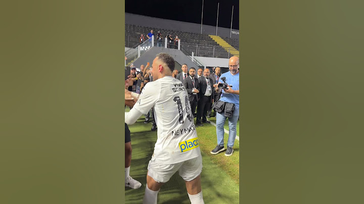 Encontrei o Neymar na reestreia pelo Santos FC. E ele me cumprimentou #futebol #neymar #santosfc