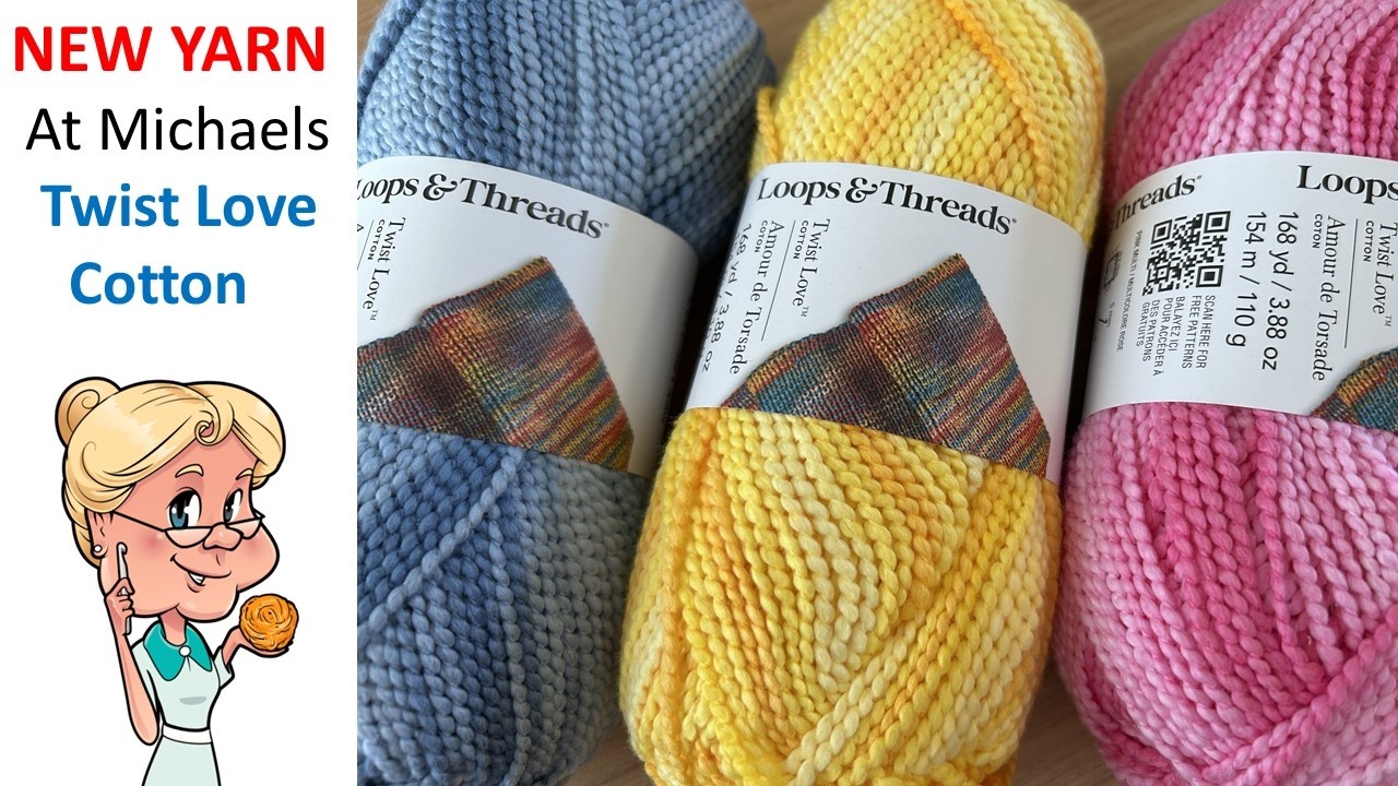 Вышла новая пряжа! Хлопковая пряжа Twist Love в магазине Michaels — прекрасные цвета! #michaels