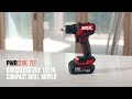 Pwrcore 20 brushless 20v 12 in compact drill driver kit dl6293b