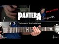 I'm Broken Guitar Lesson (Full Song) - Pantera