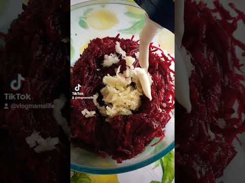 Быстрый и вкусный салат 🥗 #свекла #рецепт #чтоприготовить #ужин #праздничныйстол #быстроивкусно #пп