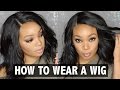 HOW TO WEAR A WIG FOR BEGINNERS | BOBBI BOSS WIG