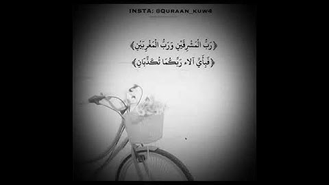 سوره الرحمن حالات واتس اب دينيه ❤