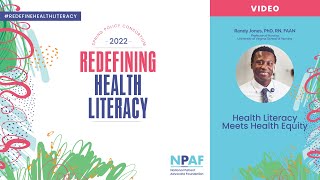 Health Literacy Meets Health Equity: Randy Jones, PhD, RN, FAAN