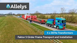 Transport and Installation of 4 x 307te Transformers