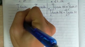 Giải tích 1 - Tích phân suy rộng - Tiêu chuẩn so sánh 1