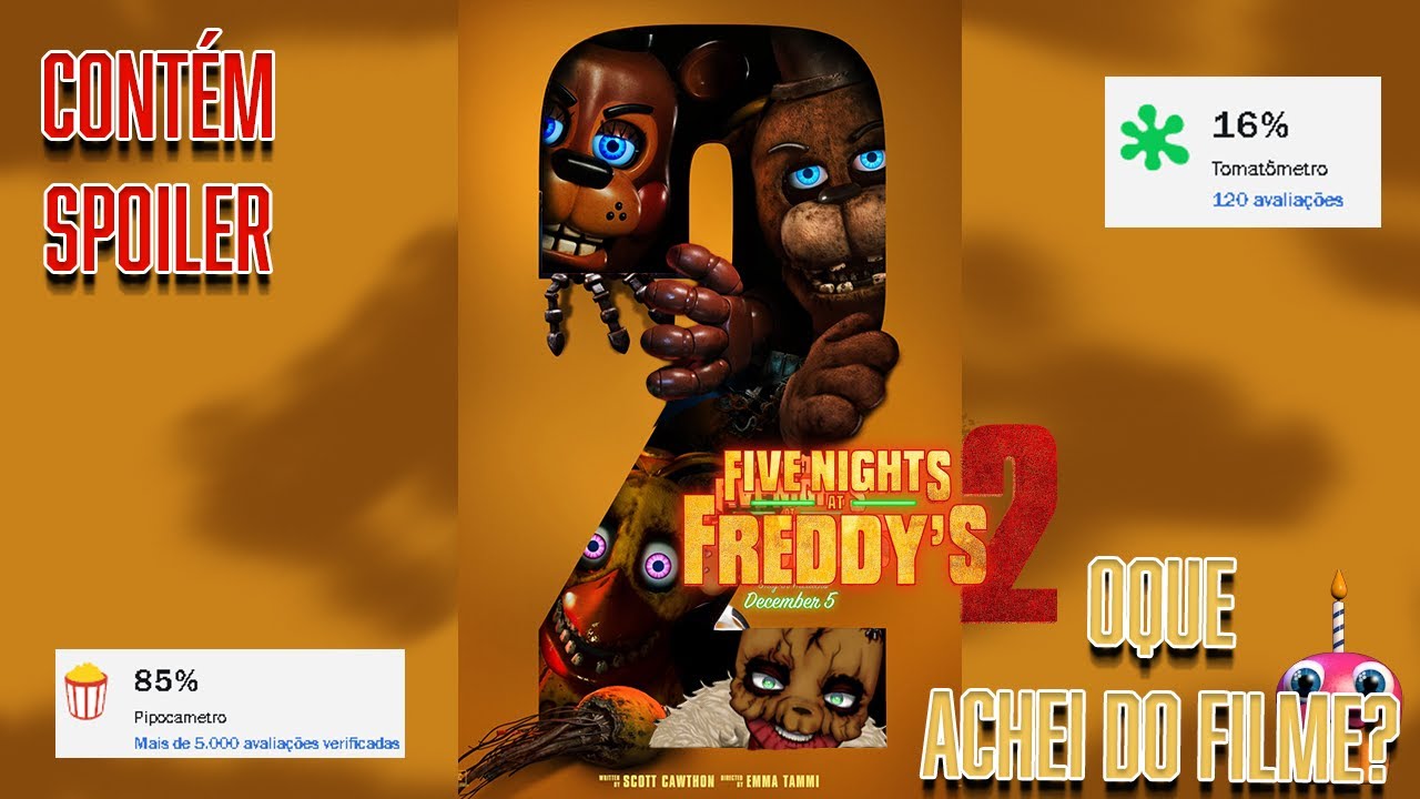 Oque eu achei de FIVE NIGHTS AT FREDDY'S 2 FILME