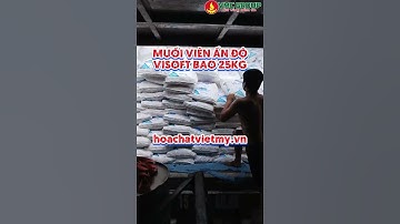 Muối viên Ấn Độ visoft  #hoachat  #thủy_sản  #hoachatvietmy #muối #ấn