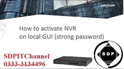 How to activate Hikvision NVR strong password/new Hikvision DVR | cctv camera installation