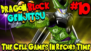 THE CELL GAMES IN RECORD TIME! | Dragon Block Genjitsu (Minecraft Modpack) - Episode 10