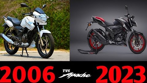 The Evolution of TVS Apache bike in (2006-2023) models