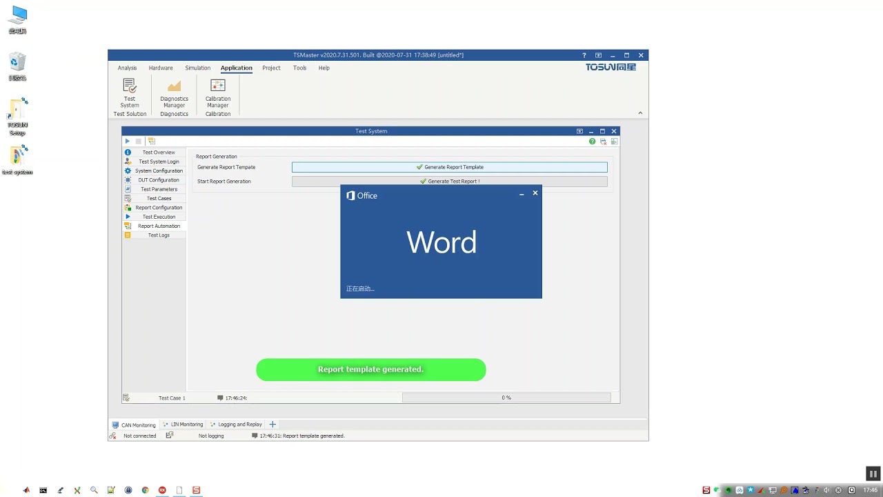 Test System Report Automation