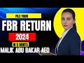 Income tax return filing 2021  fbr income tax return 2021  online filing complete process govt