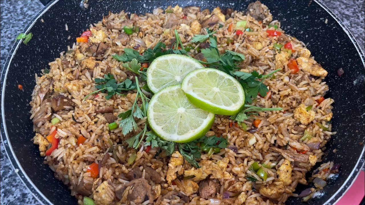 Leftover Lamb Fried Rice Rice Recipe ShiaStyle YouTube