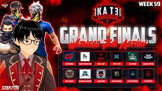 KA T3 GRAND FINALS 🏆 | WEEK 59 | KA ESPORTZ HUB 💥 - #freefire #freefirelive #totalgaming #knightsom