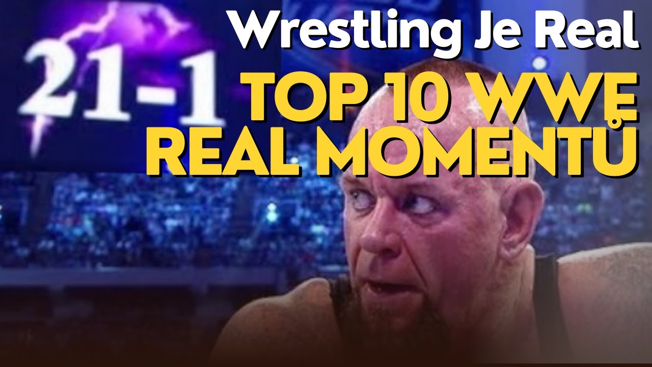 TOP 10 - REAL momentů v WWE