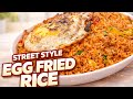 Street Style Egg fried rice🤤🔥 #eggricerecipe #streetstyle #quickrecipes #youtube #friedrice 