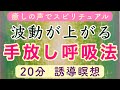 【手放し統合ワーク】不安解消・波動が上がる呼吸法(誘導瞑想) 20分※最初、音声の重なりあり (ソルフェジオ周波数528Hz)