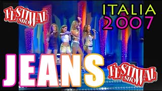 Video thumbnail of "Jeans - Yo no te pido la luna en "Festival Show Italia Tour 2007""