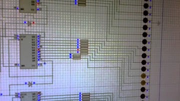 23 LEDS Sequincial Lights using Proteus ISIS