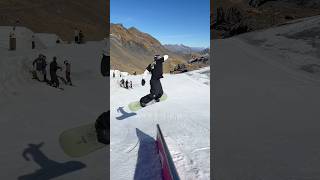 Quick pullup to the park #snowboarding #snowpark #edit #freestyle #tricks #fyp #viral