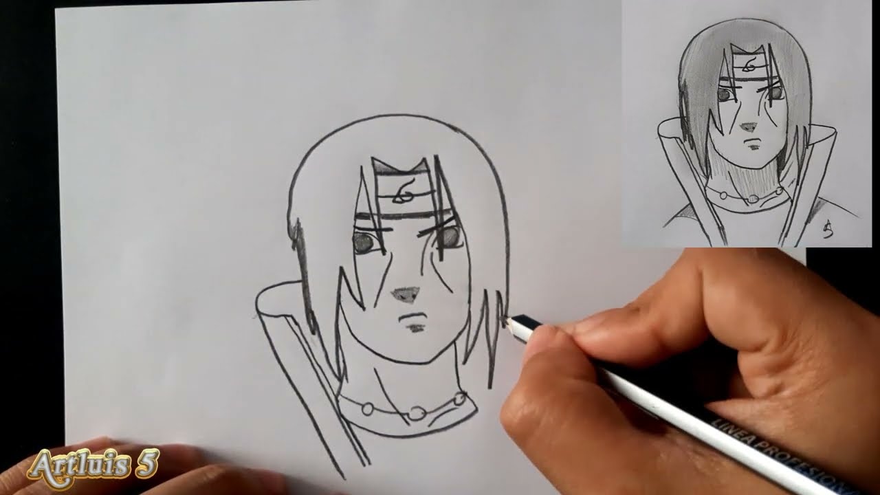 Como dibujar a Itachi | How to draw Itachi? - YouTube