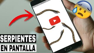 Como tener efecto viral de serpientes en la pantalla | para cualquier cualquier dispositivo screenshot 4