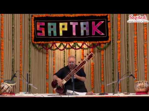 Ustd Shujaat Khan Sitar Saptak Annual Festival 2018 Youtube