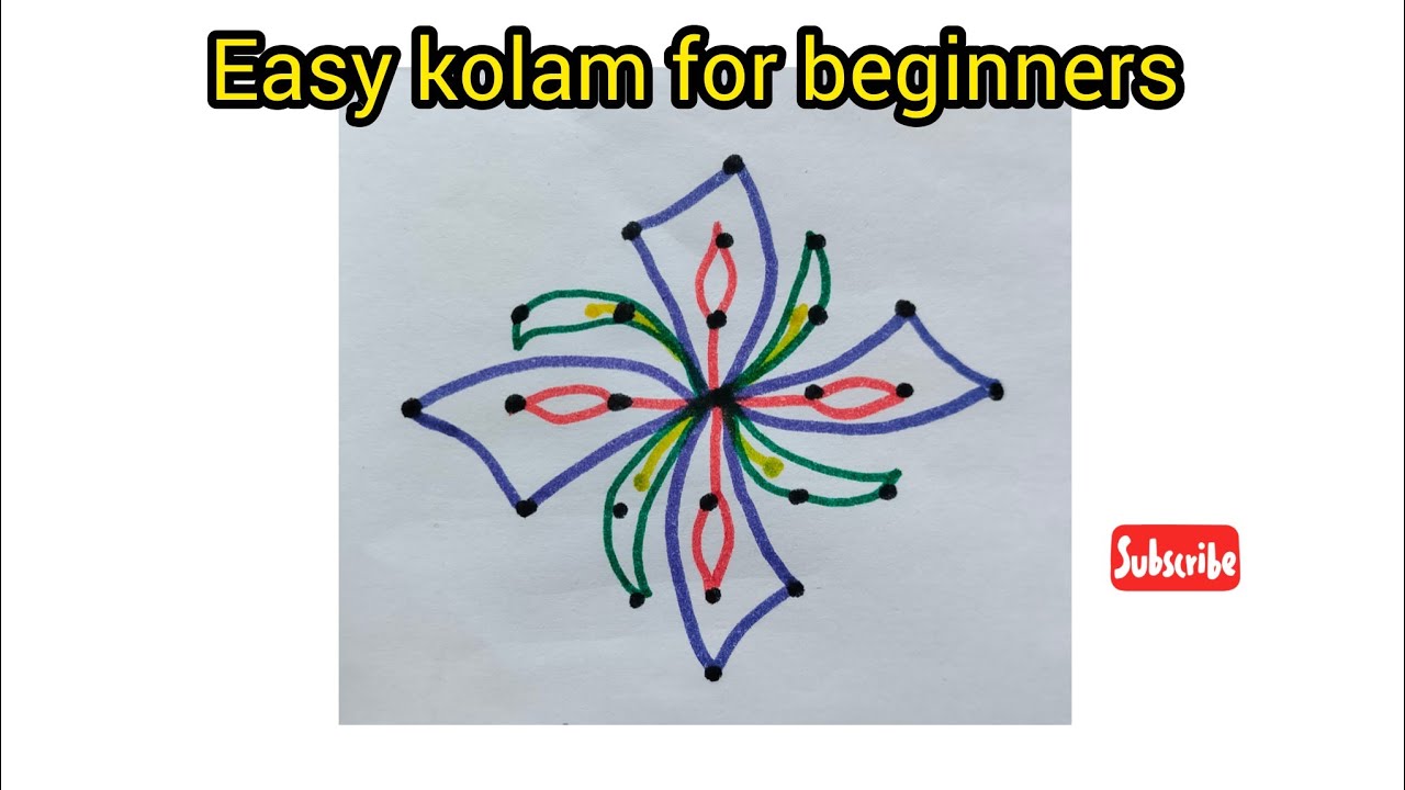 #easykolam 7*1 ரொம்ப ஈசியான சூப்பரான கோலம் #muggulu #கோலம் #kolam #friday #kampikolam#sivakolam #new