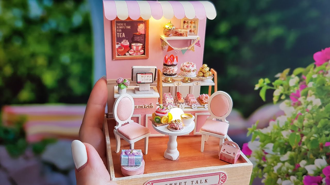 DIY Miniature dollhouse Sweet Talk - 迷你玩具屋套件 甜言蜜语
