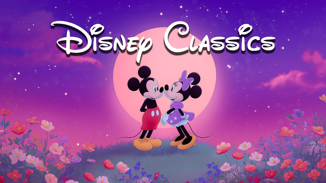 Disney Classics Under the Moonlight 💕🌙 | Romantic Hilltop Symphony | Disney Chill Melodies