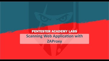 [Attack-Defense] Scanning Web Application with ZAProxy