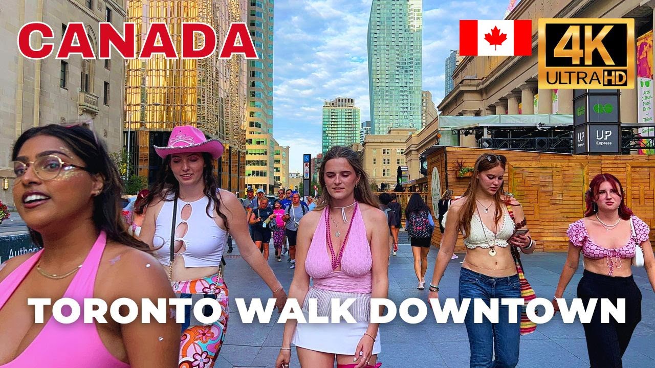 Toronto, 加拿大 | Historic Downtown & Distillery区 | 历史徒步之旅 4K