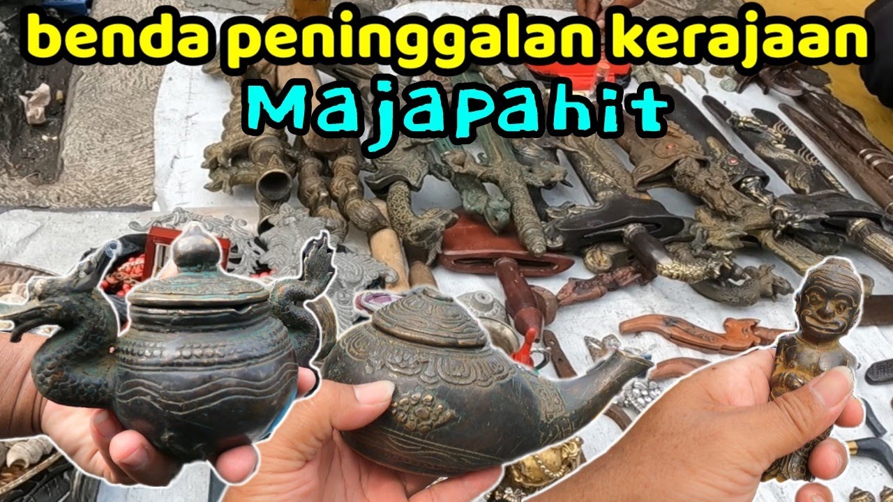 Benda kuno peninggalan Kerajaan Majapahit ada di pasar loak jatinegara