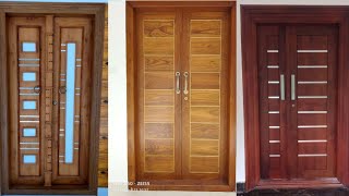 Kerala Model Wooden Front Door Designs
