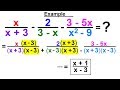 Algebra - Ch. 12: Rational Expressions: Addition and Subtraction (19 of 27) Example 18