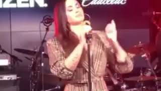 Demi Lovato performing For You at Callidac House