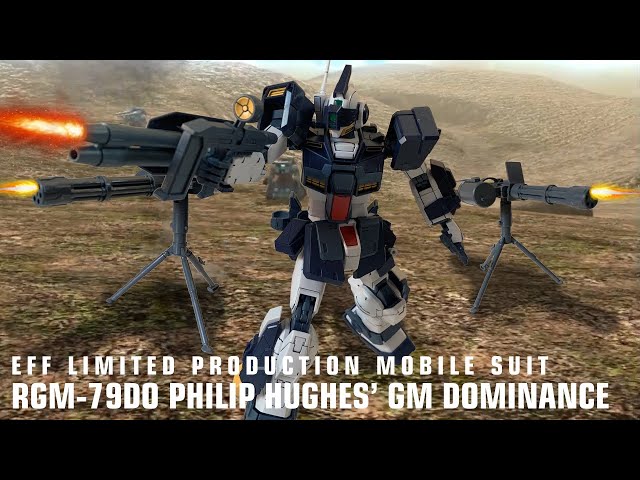 GM with two auto-sentry guns?!😮 MG 1/100 GM Dominance (Philip Hughes' Version) Review | ジム・ドミナンス class=