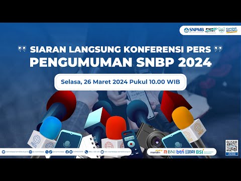 KONFERENSI PERS PENGUMUMAN SNBP 2024