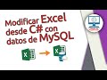12. Modificar archivo excel desde C# con datos de MySQL