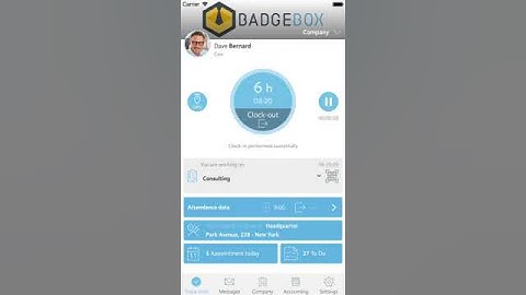 BadgeBox Clock-in and Smart Attendance tracking!