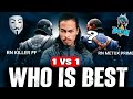 Who is best  1vs1 custom  rn killer ff  rn metox prime live game play2lbff